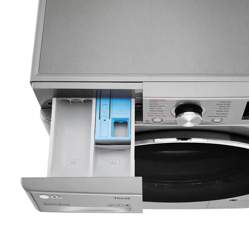 LG F0L9DYP2S – Lave-Linge Frontale 15 kg avec AI DD™, Steam™ et TurboWash™