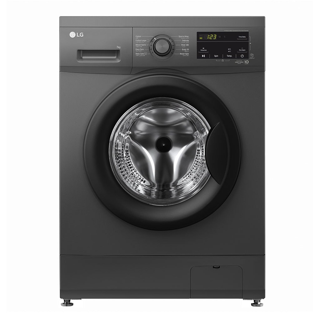 F2J3QYL6J Lave-linge à chargement frontal 7 Kg - Moteur Inverter gris