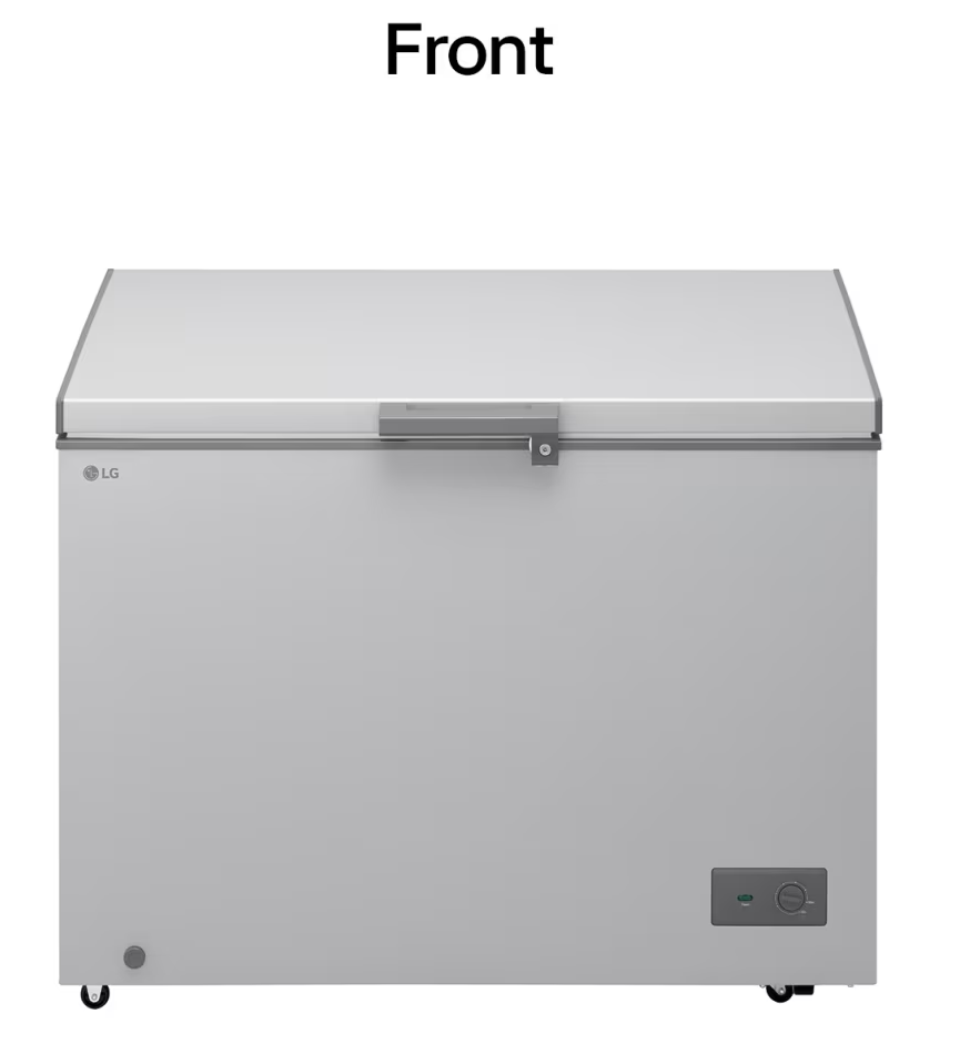 Congélateur coffre 143 L – GCFB145BQCF – Régulateur de tension intégré, Froid homogène, Contrôle externe – Gris