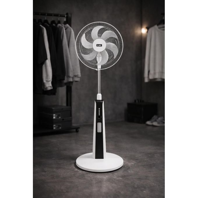 Ventilateur sur Pied Rechargeable avec Télécommande – Modèle LB-1285