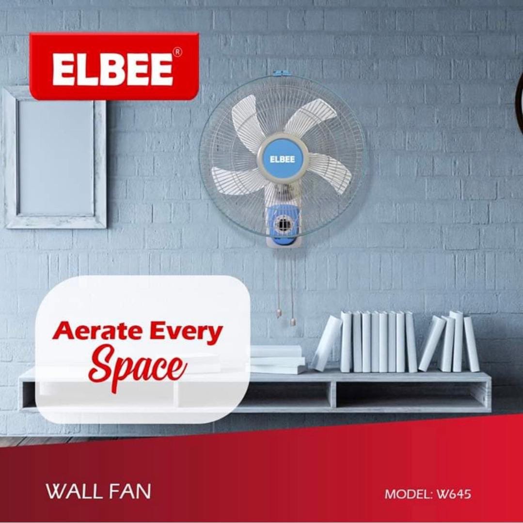 Ventilateur mural oscillant 16 pouces - Modèle : W645