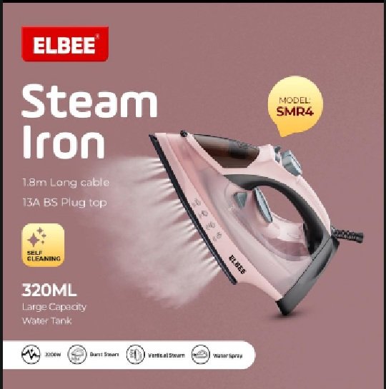 Fer à repasser électrique à vapeur – SMR 4