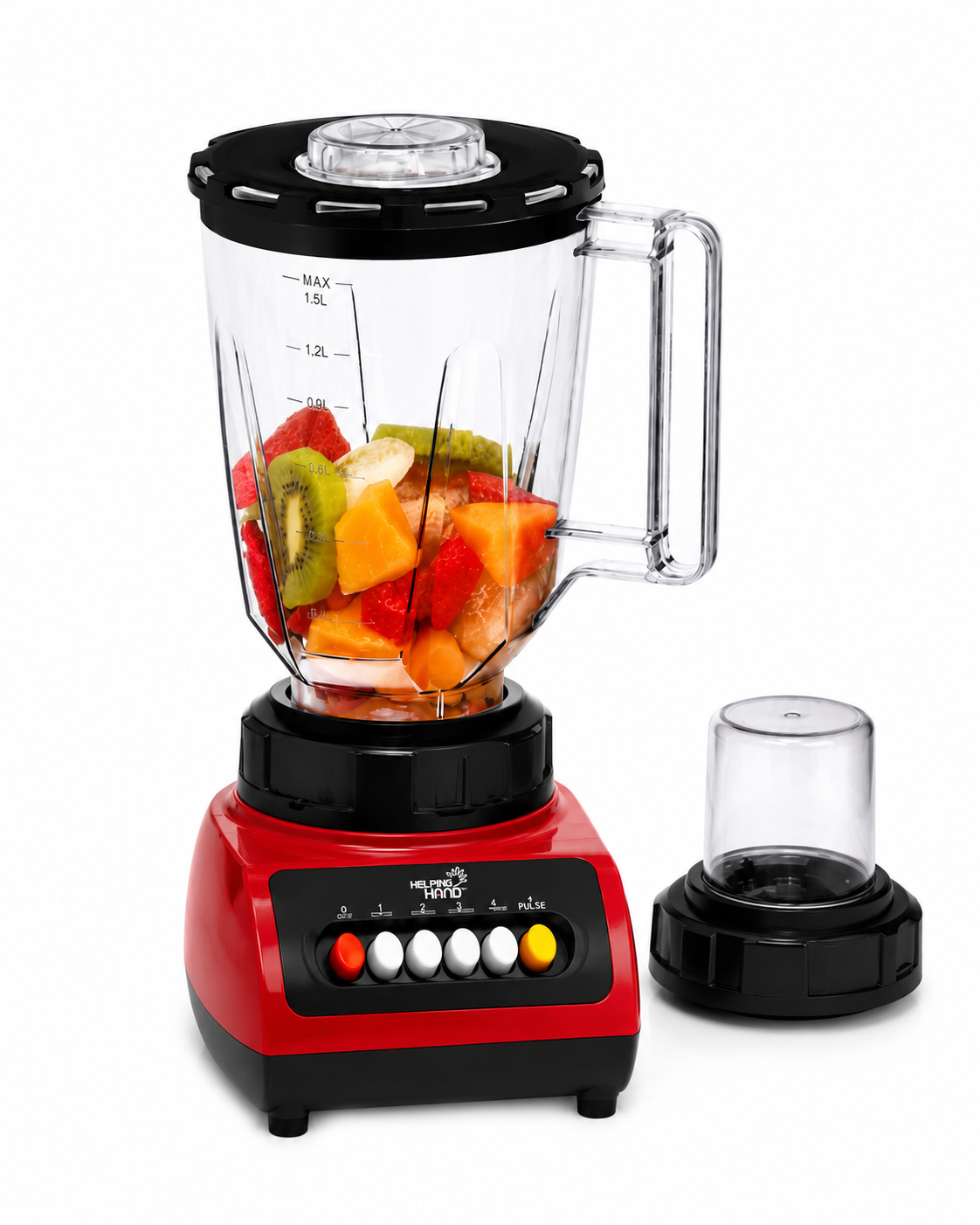 HB-149 4-Speed Blender & Multi-Mill – 1.5L - Rouge et noir