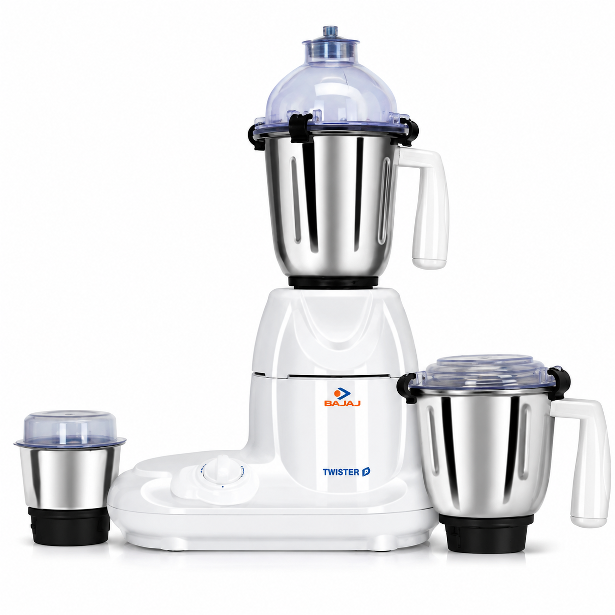 Mixeur-broyeur Twister 750 watts avec 3 bocaux (blanc)