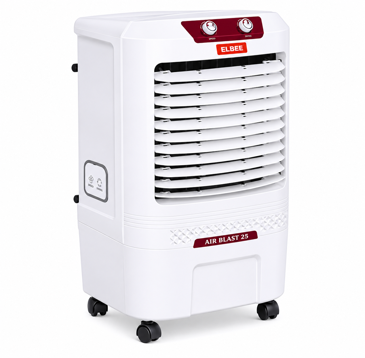 Refroidisseur d'air avec roulettes pour faciliter le déplacement